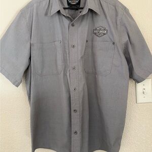 Harley-Davidson Charcoal Button Down Shirt